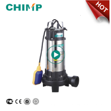 CHIMP PUMP V série 1.5HP auto coupe des eaux usées submersible pompe avec interrupteur à flotteur